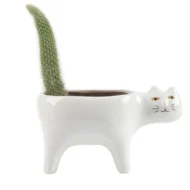 Ceramic Cat Garden Flower Pot 1